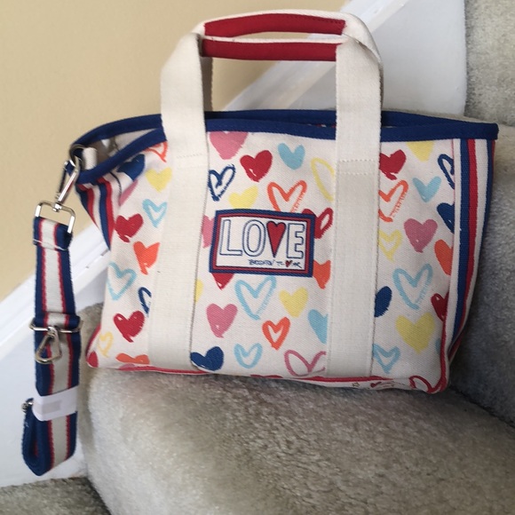 NWOT Brighton red white and you tote - Picture 2 of 8